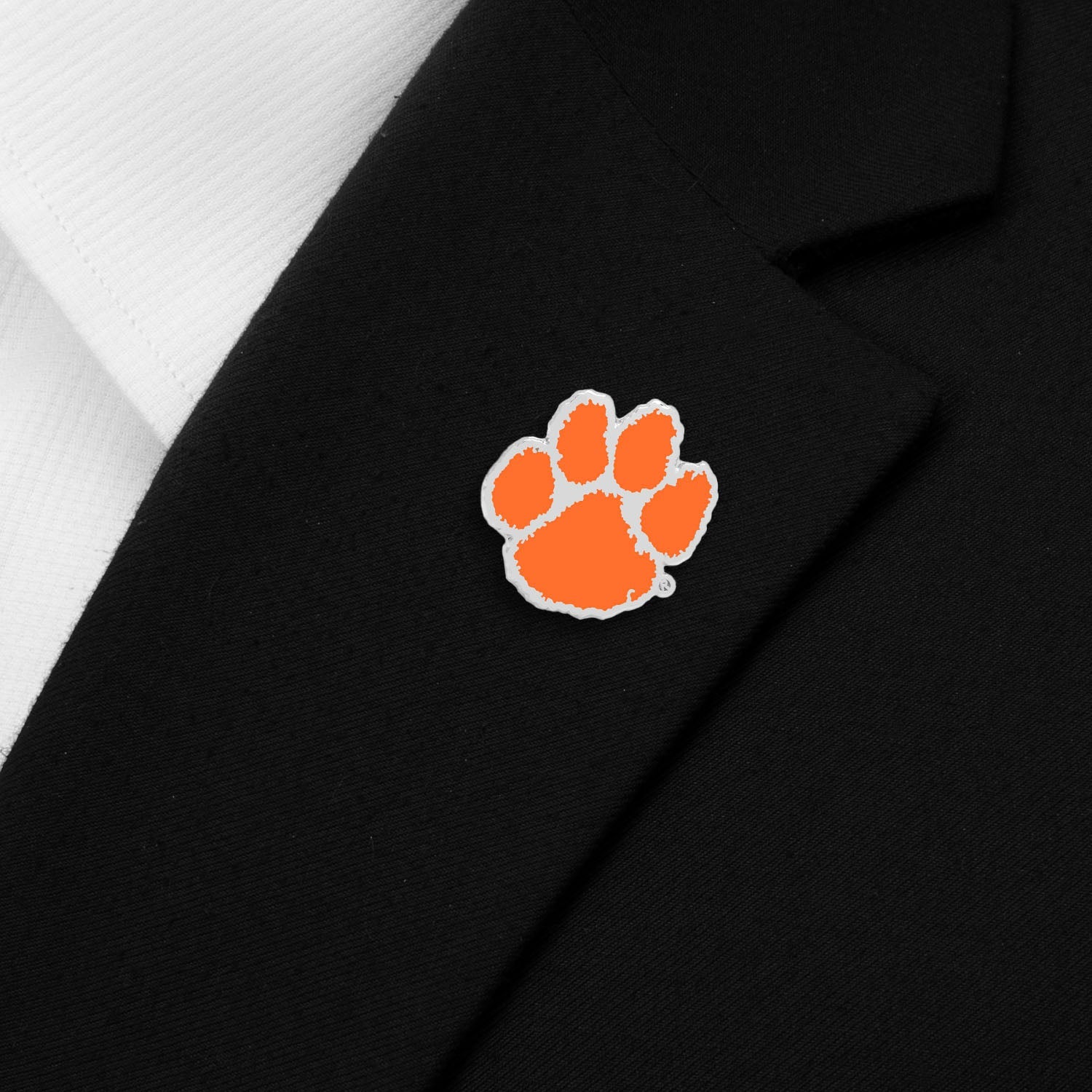  Cufflinks Clemson University Tigers Lapel Pin - Default Title - Bonton