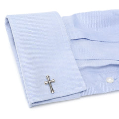 Silver Cross Cufflinks