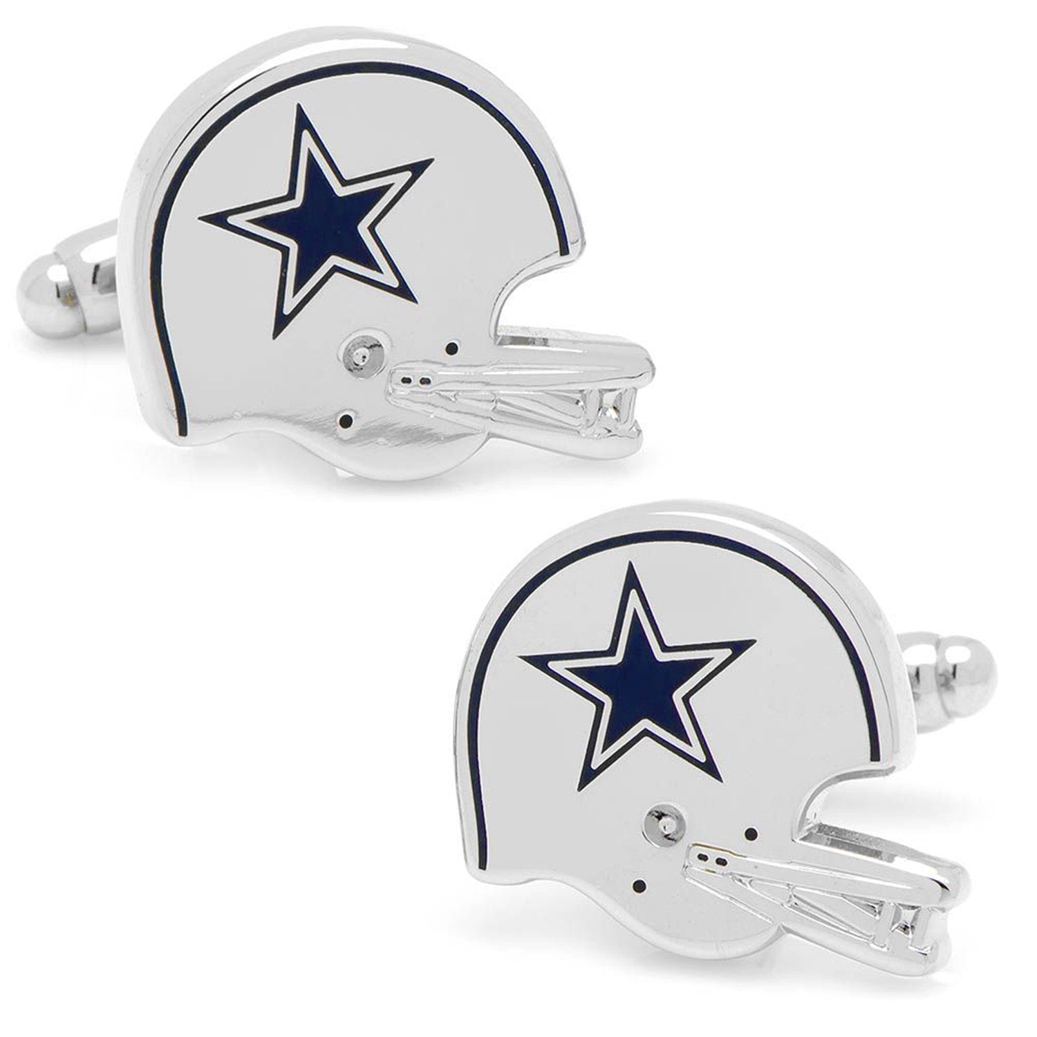  Cufflinks Retro Dallas Cowboys Helmet Cufflinks - Default Title - Bonton