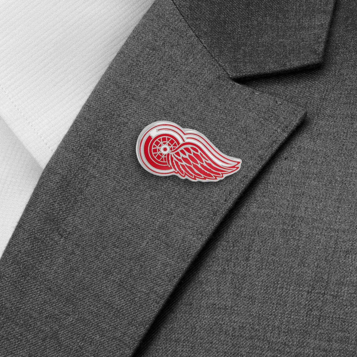  Cufflinks Detroit Red Wings Lapel Pin - Default Title - Bonton