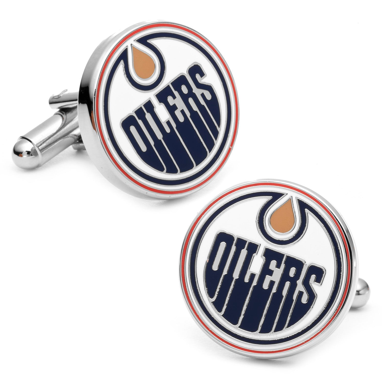  Cufflinks Edmonton Oilers Cufflinks - Default Title - Bonton