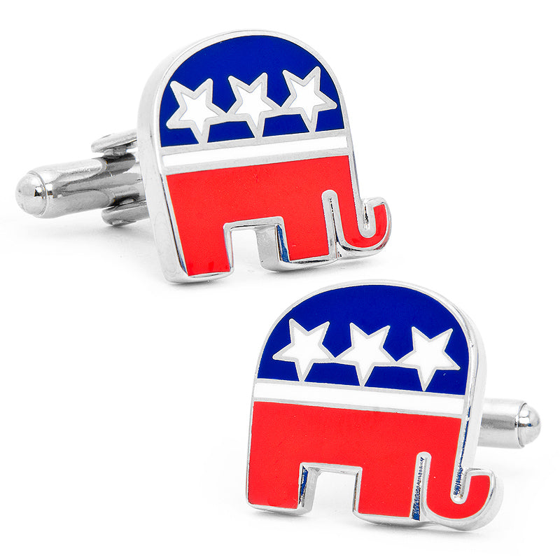  Cufflinks Republican Elephant Cufflinks - Default Title - Bonton