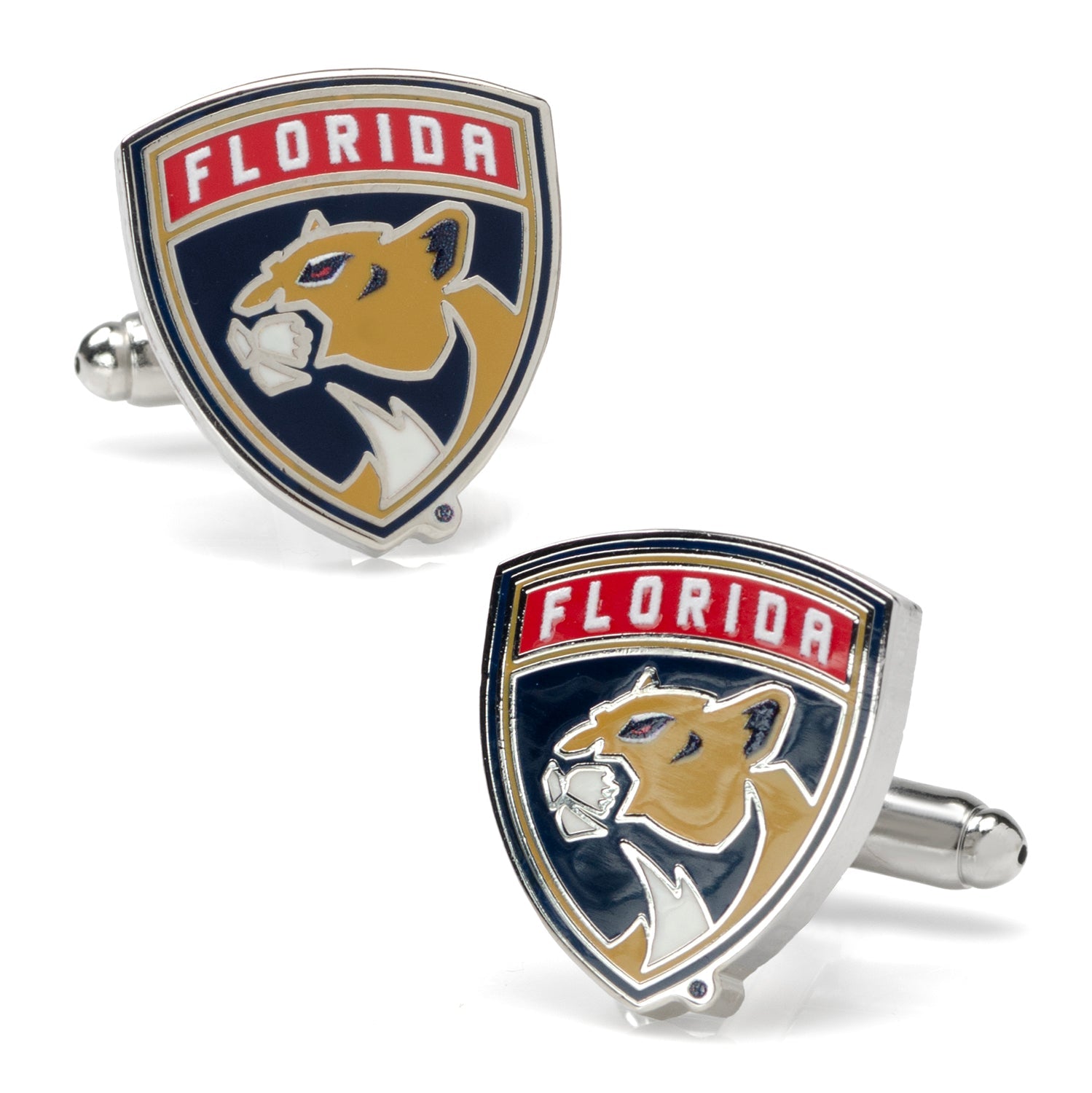  Cufflinks Florida Panthers Shield Cufflinks - Default Title - Bonton