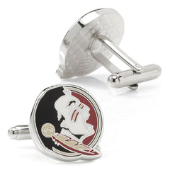 Florida State Seminole Head Cufflinks