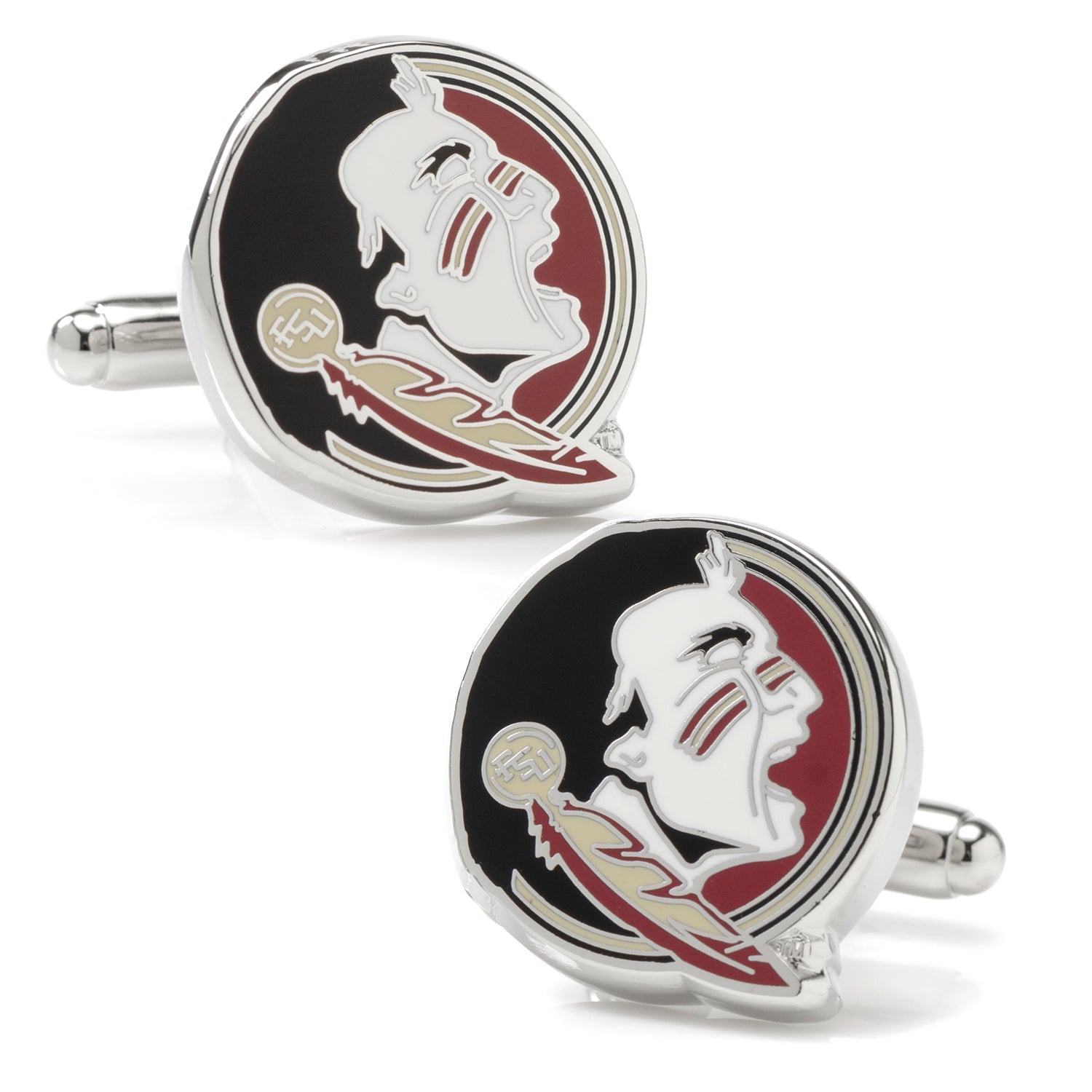  Cufflinks Florida State Seminole Head Cufflinks - Default Title - Bonton