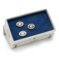 University of Georgia Bulldog Cufflinks and Lapel Pin Gift Set