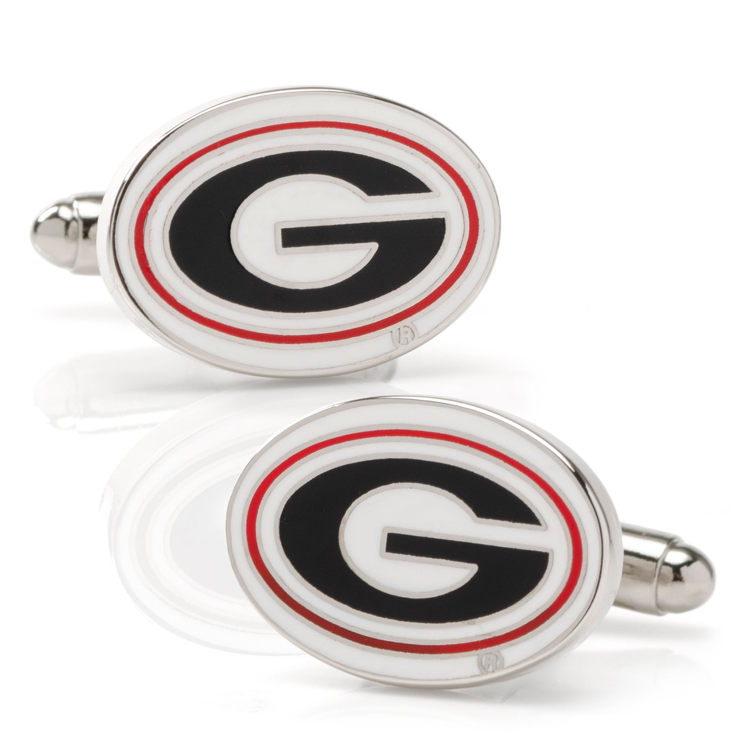  Cufflinks University of Georgia Bulldog Cufflinks and Lapel Pin Gift Set - Default Title - Bonton