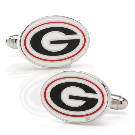 University of Georgia Bulldog Cufflinks and Lapel Pin Gift Set