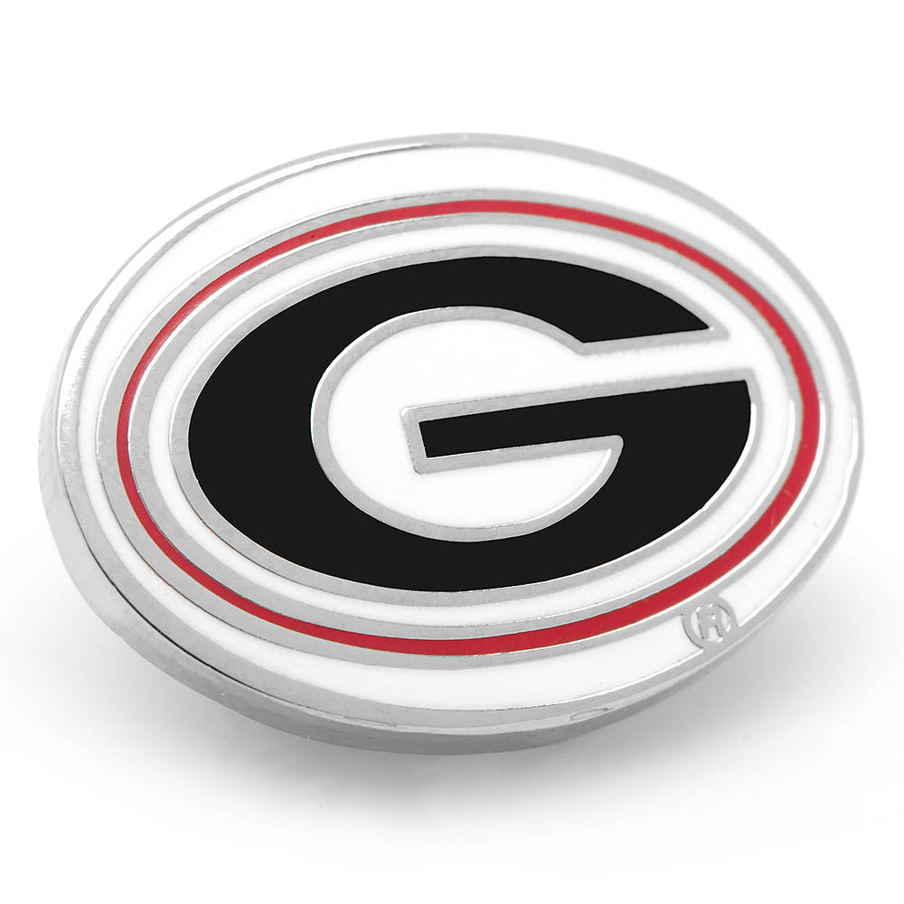  Cufflinks University of Georgia Bulldog Cufflinks and Lapel Pin Gift Set - Default Title - Bonton