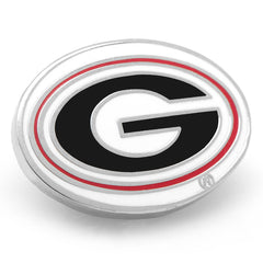 University of Georgia Bulldog Cufflinks and Lapel Pin Gift Set