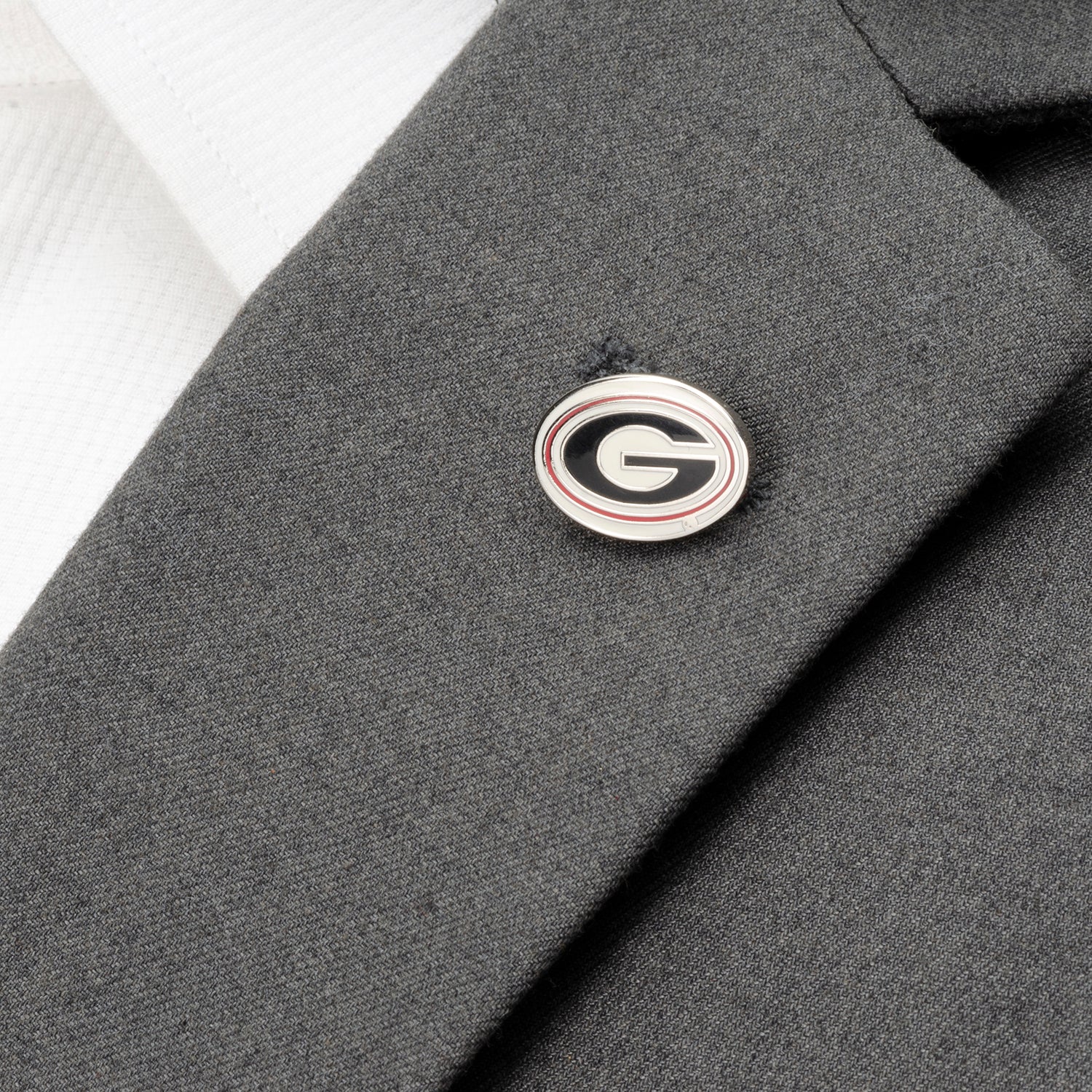  Cufflinks University of Georgia Bulldog Cufflinks and Lapel Pin Gift Set - Default Title - Bonton