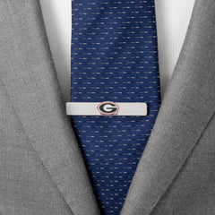 University of Georgia Bulldogs Cufflink and Tie Bar Gift Set