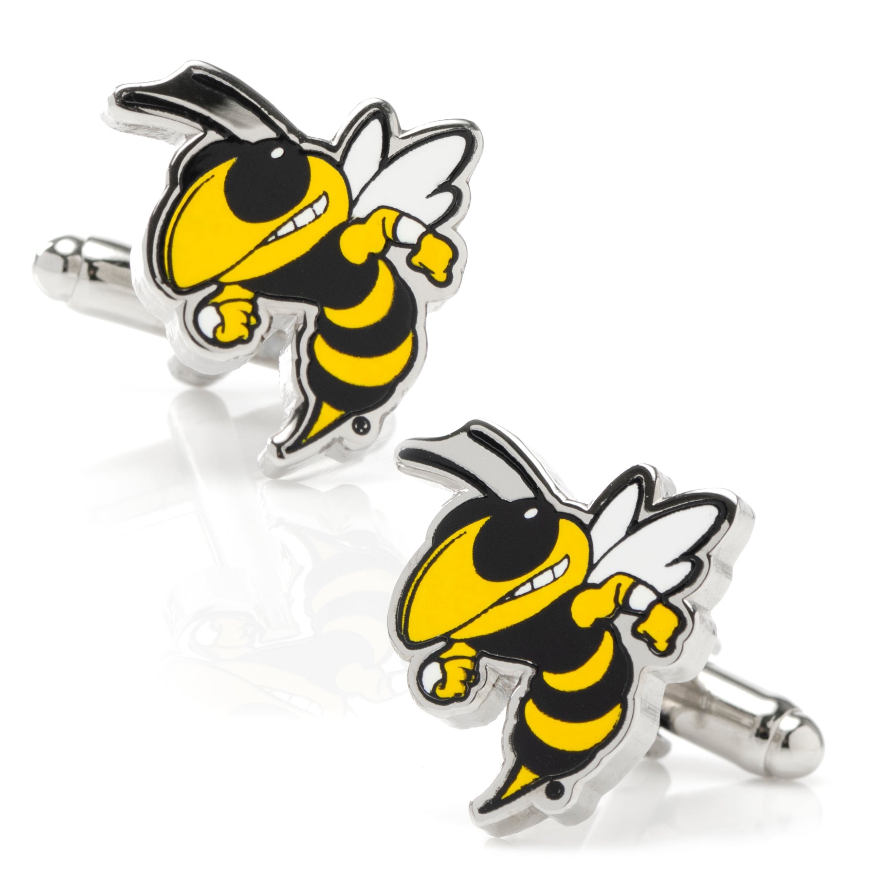  Cufflinks Georgia Tech Yellow Jackets Cufflinks - Default Title - Bonton