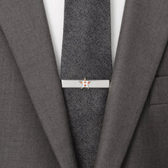 Houston Astros Cufflinks and Tie Bar Gift Set