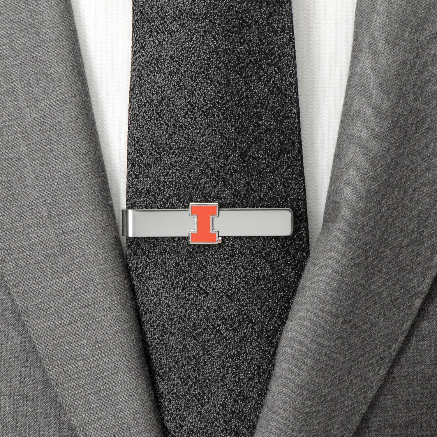  Cufflinks University of Illinois Fighting Illini Tie Bar - Default Title - Bonton