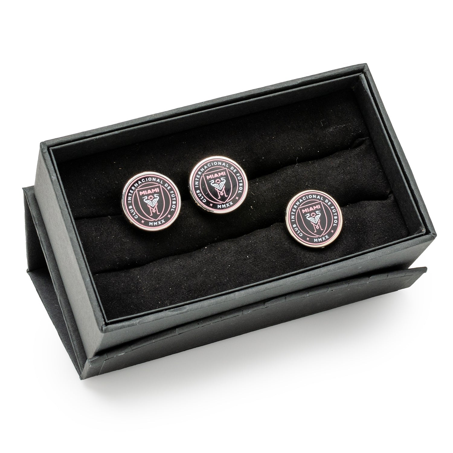  Cufflinks Inter Miami Cufflinks and Lapel Pin Gift Set - Default Title - Bonton