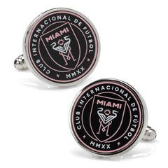 Inter Miami Cufflinks and Lapel Pin Gift Set