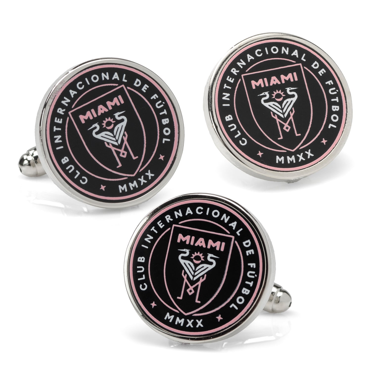  Cufflinks Inter Miami Cufflinks and Lapel Pin Gift Set - Default Title - Bonton