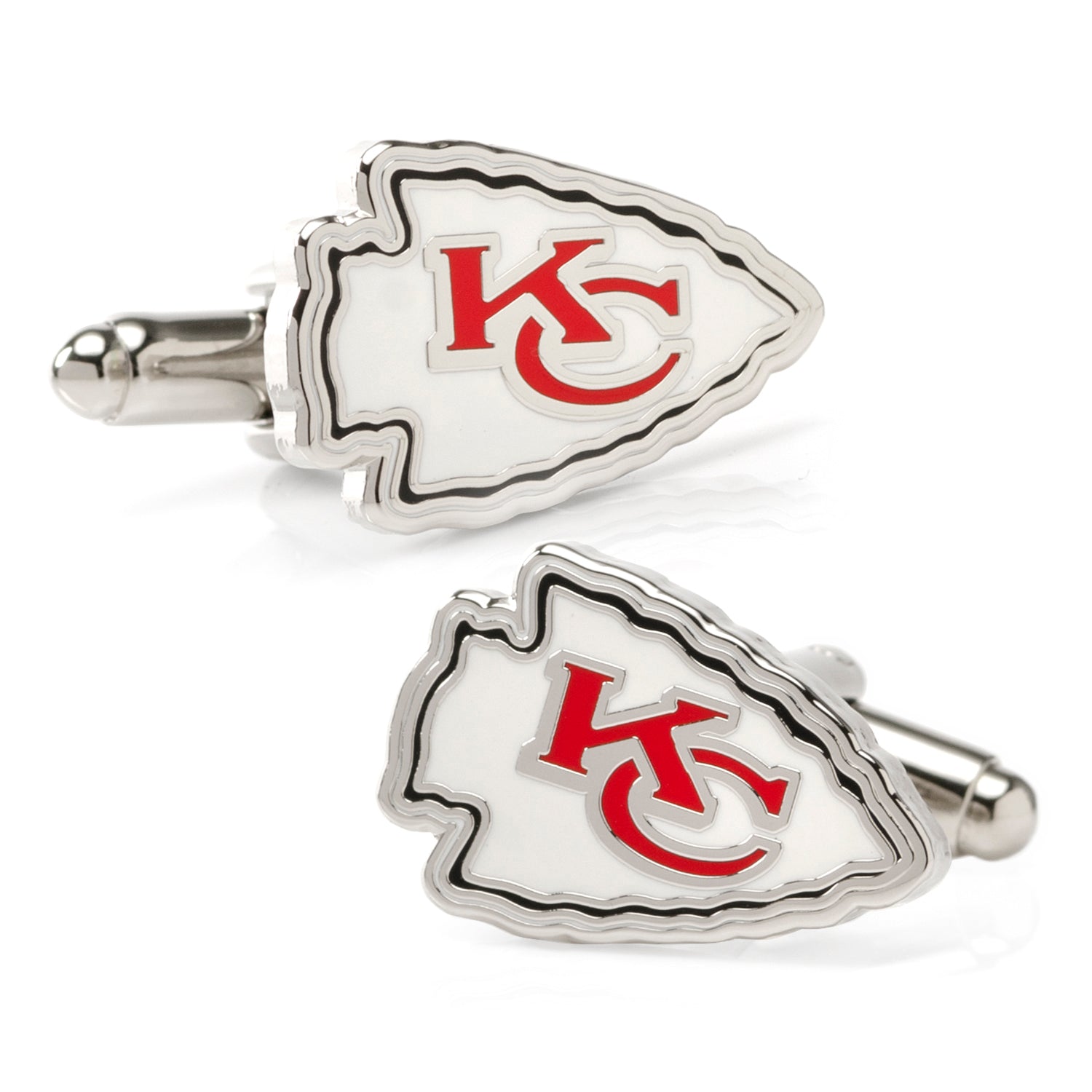  Cufflinks Kansas City Chiefs Cufflinks and Tie Clip Gift Set - Default Title - Bonton