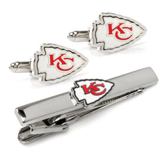 Kansas City Chiefs Cufflinks and Tie Clip Gift Set
