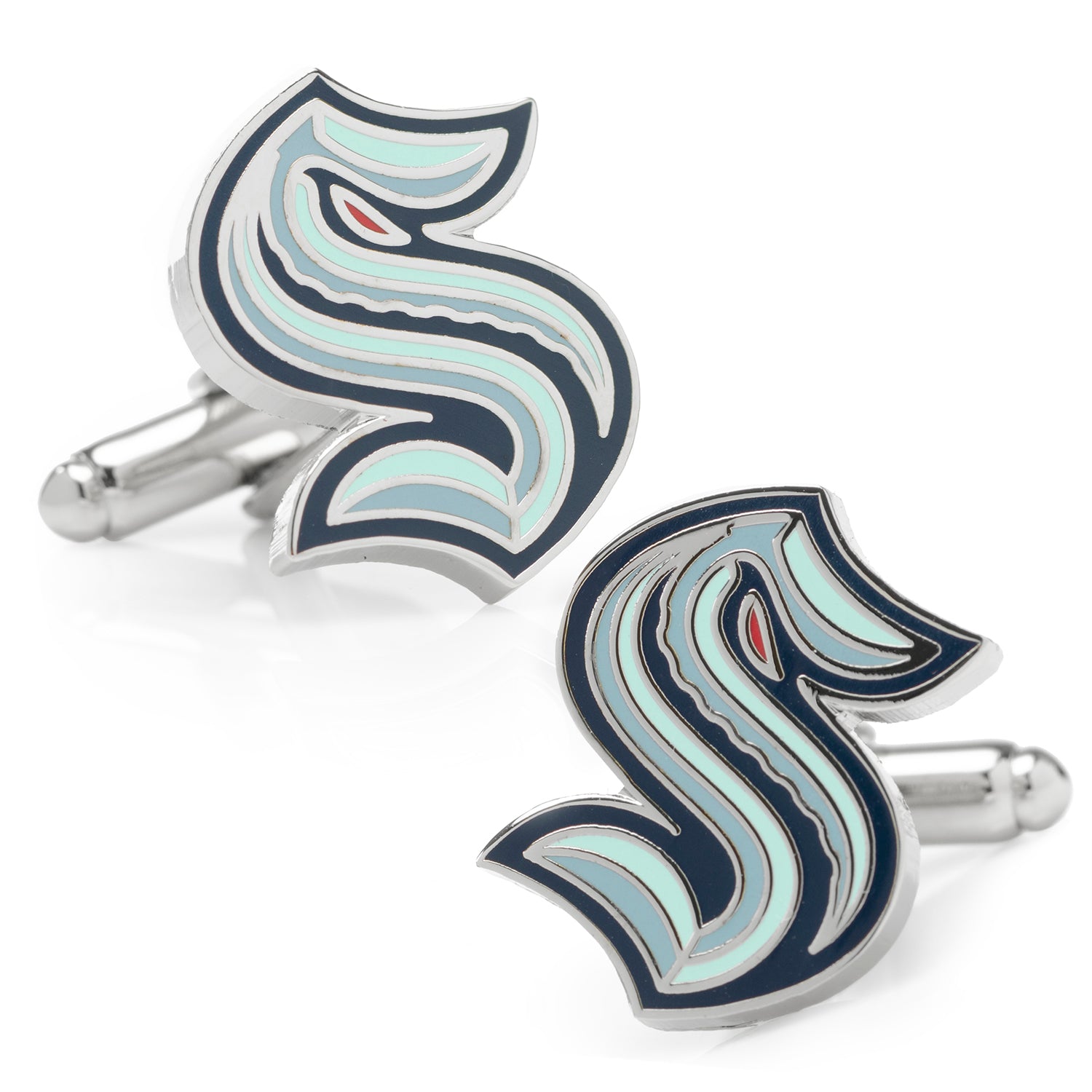  Cufflinks Seattle Kraken Cufflinks & Tie Clip Gift Set - Default Title - Bonton