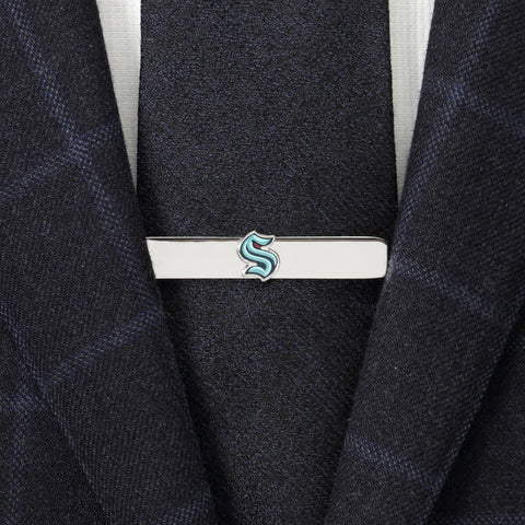 Seattle Kraken Cufflinks & Tie Clip Gift Set