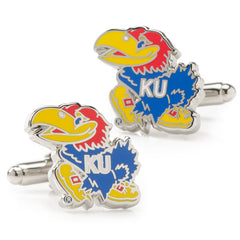 University of Kansas Jayhawks Cufflinks and Tie Bar Gift Set