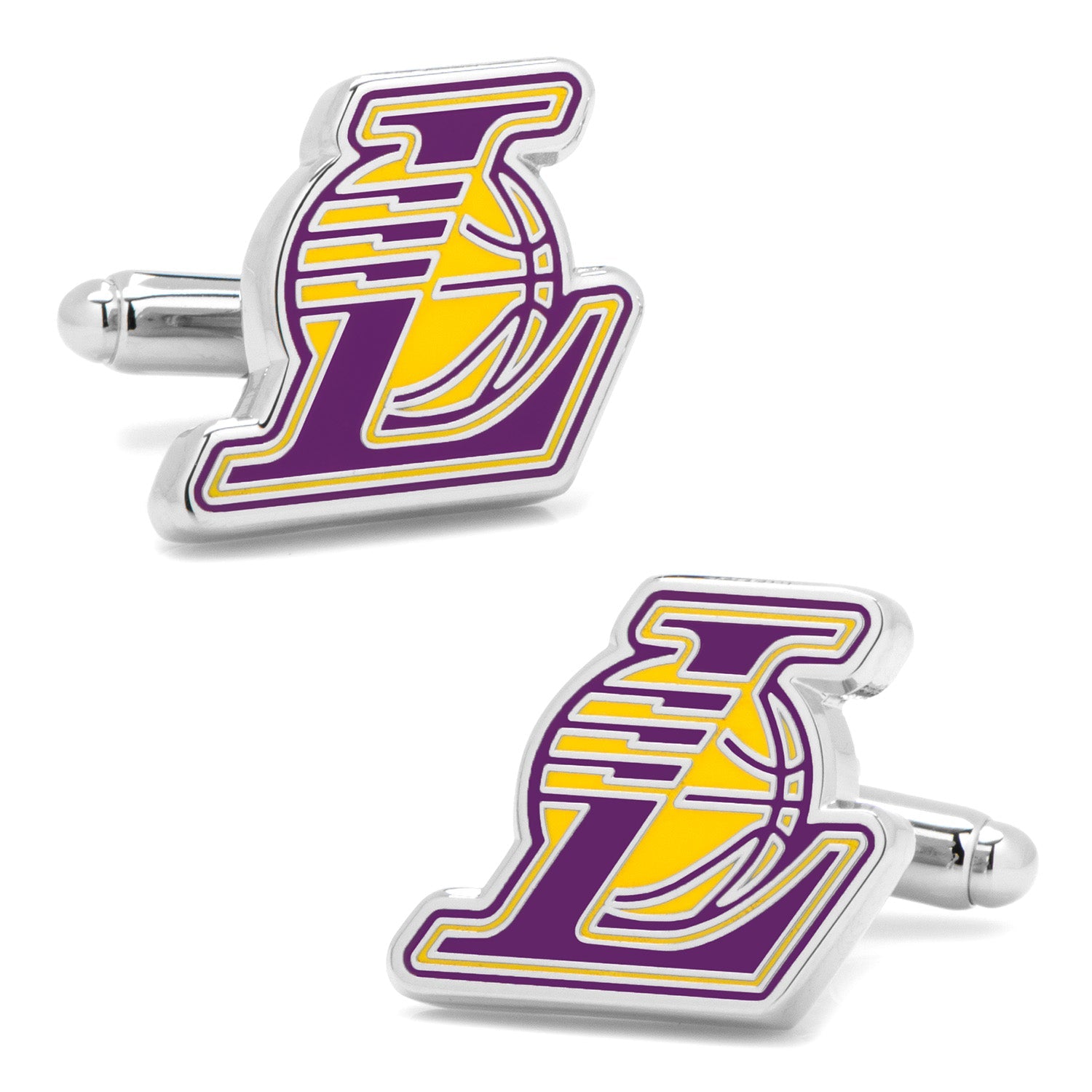  Cufflinks Los Angeles Lakers Cufflinks - Default Title - Bonton