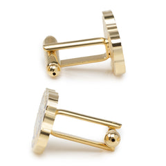 Gold LSU Tigers Cufflinks