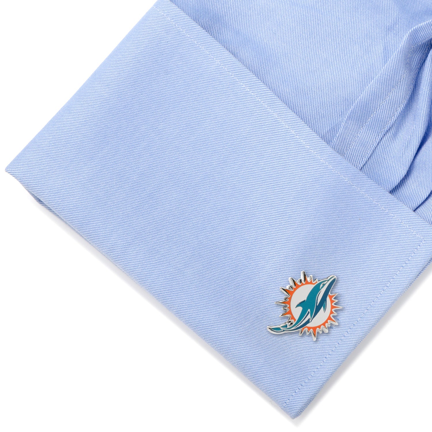  Cufflinks Miami Dolphins Cufflinks and Tie Bar Gift Set - Default Title - Bonton