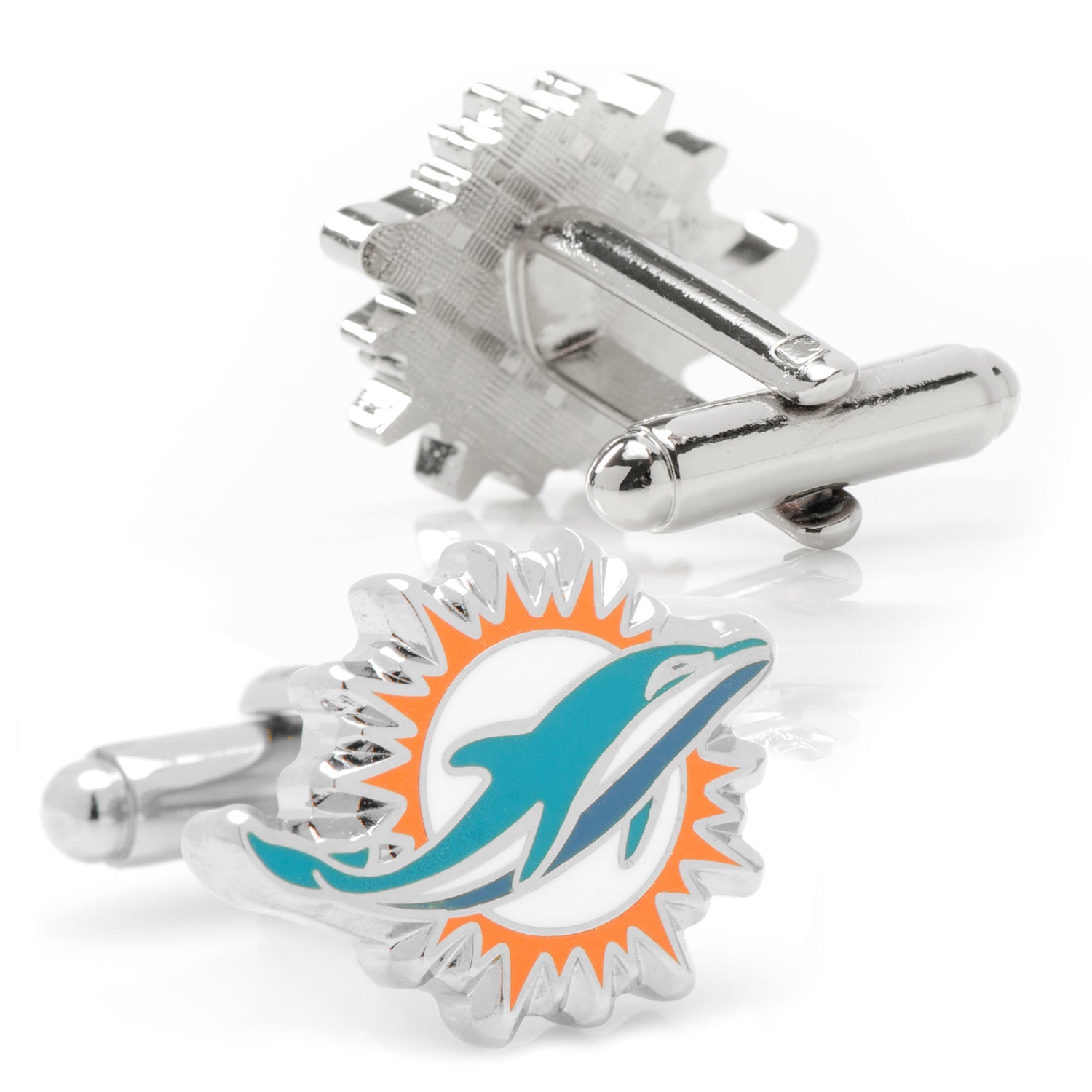  Cufflinks Miami Dolphins Cufflinks - Default Title - Bonton