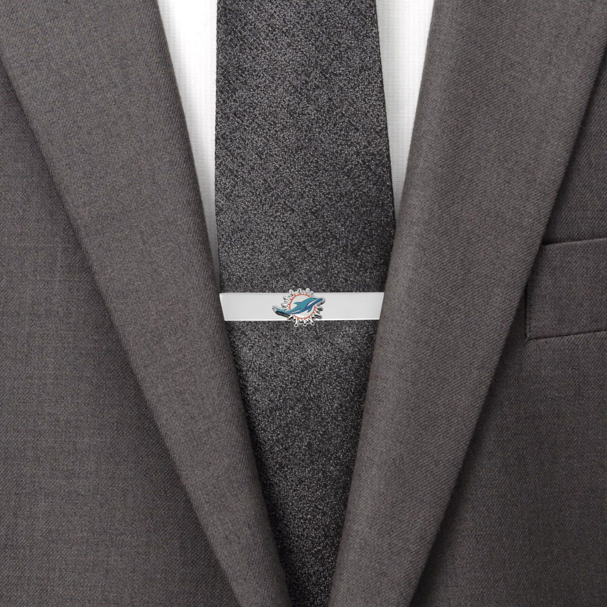  Cufflinks Miami Dolphins Tie Bar - Default Title - Bonton