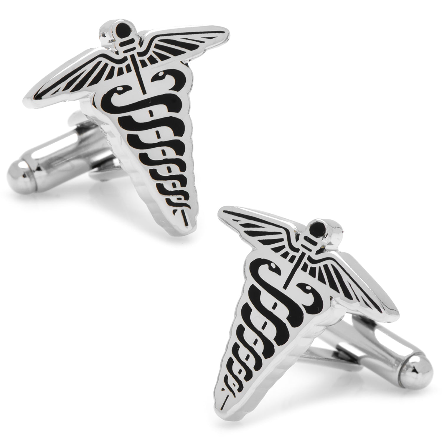  Cufflinks Caduceus Cufflinks - Default Title - Bonton