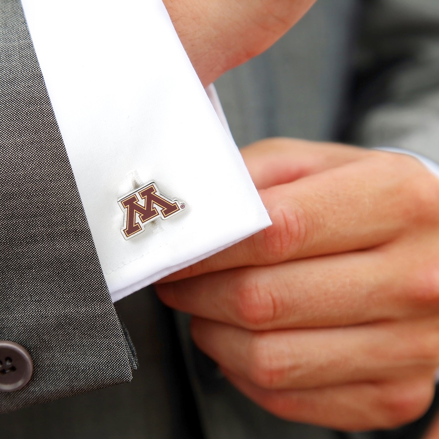  Cufflinks Minnesota Gophers Cufflinks and Lapel Pin Gift Set - Default Title - Bonton