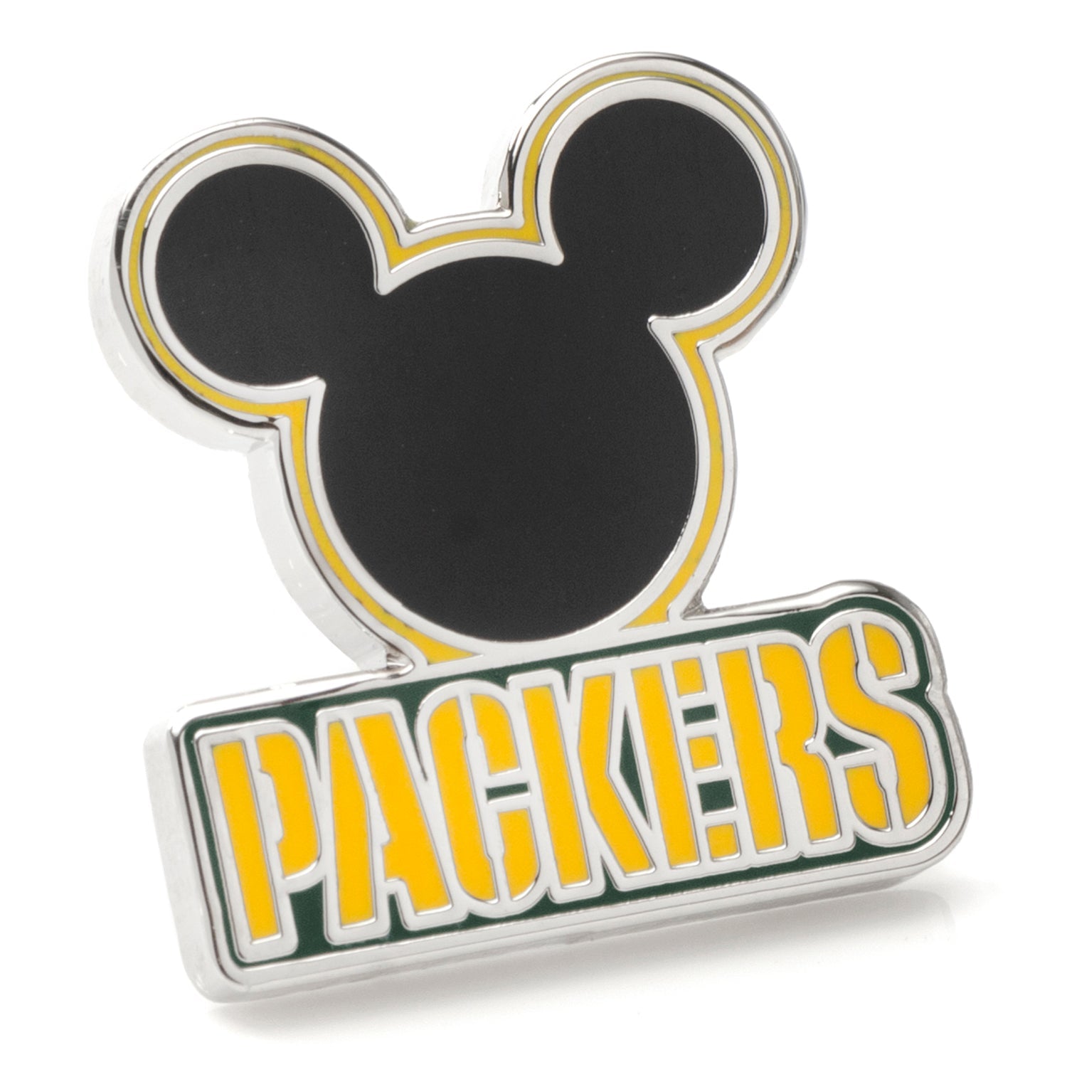  Cufflinks Mickey & Green Bay Packers Lapel Pin - Default Title - Bonton