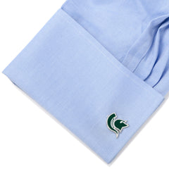 Michigan State Spartans Cufflinks and Tie Bar Gift Set