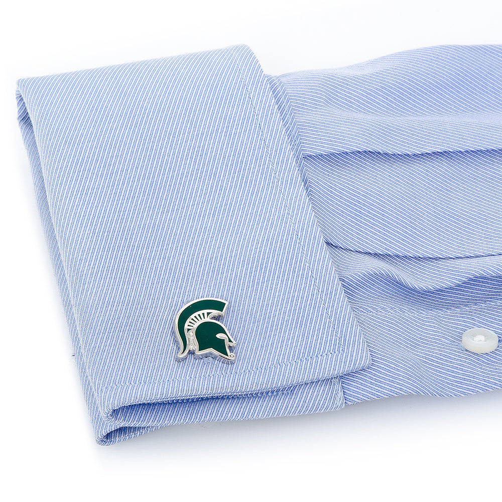  Cufflinks Michigan State Spartans Cufflinks - Default Title - Bonton