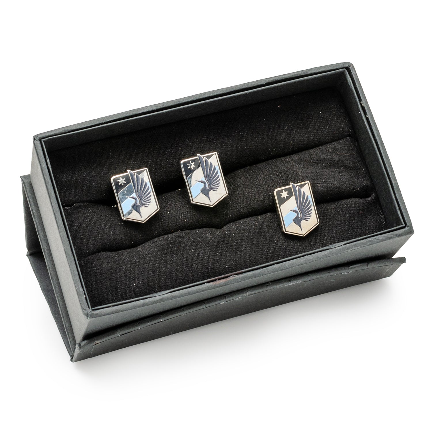  Cufflinks Minnesota United Cufflinks and Lapel Pin Gift Set - Default Title - Bonton