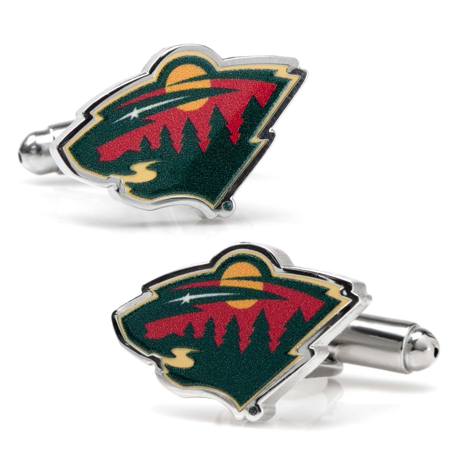  Cufflinks Minnesota Wild Cufflinks - Default Title - Bonton