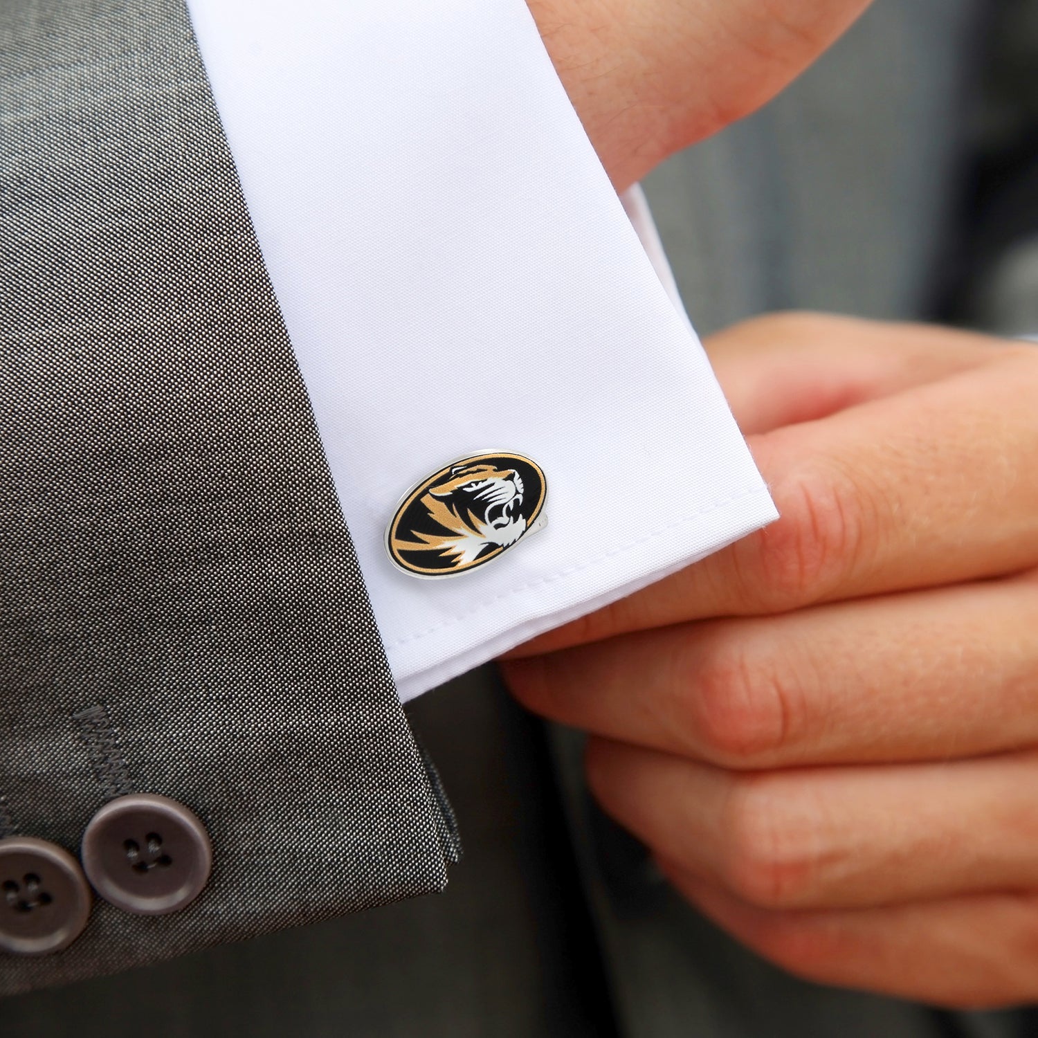  Cufflinks University of Missouri Tigers Cufflinks - Default Title - Bonton