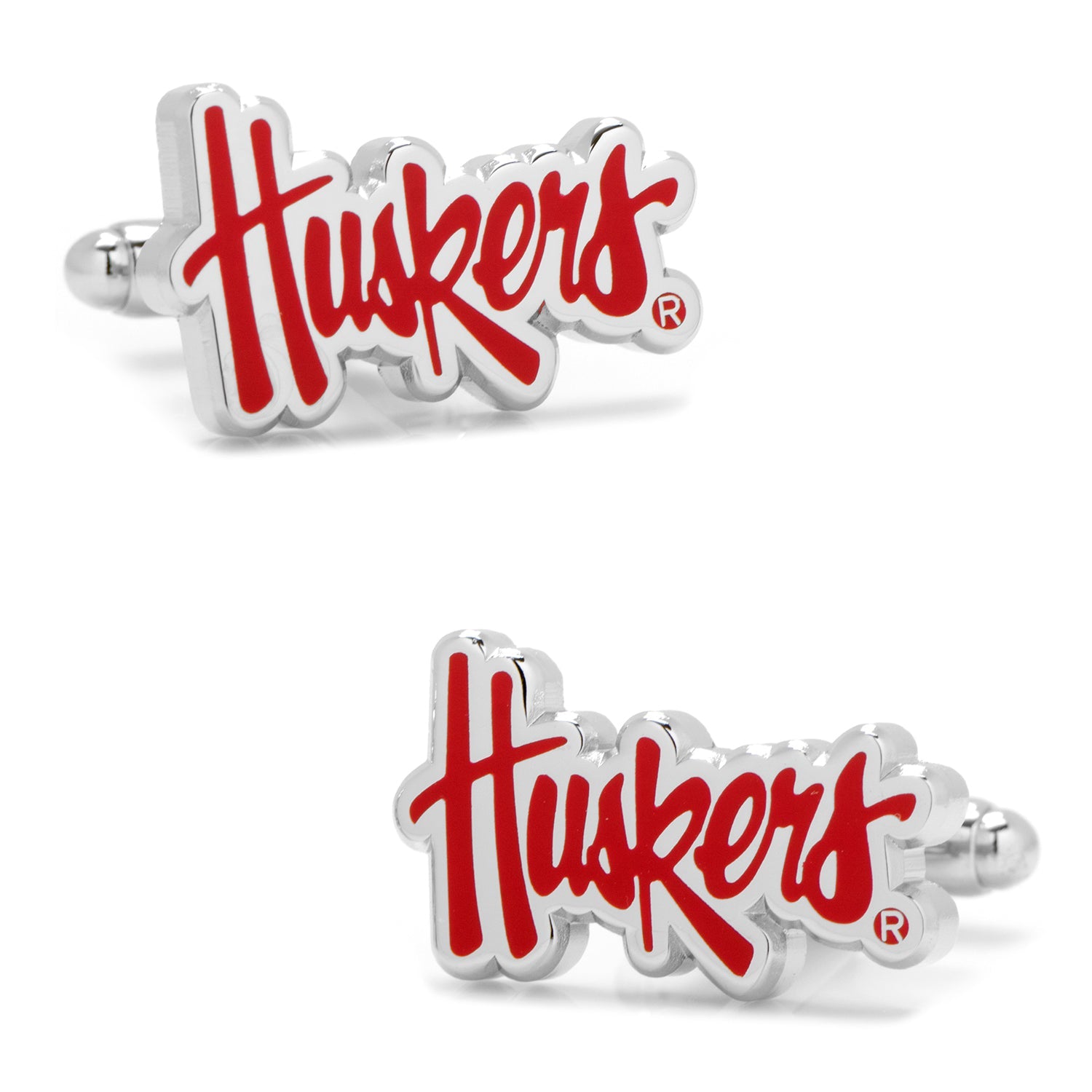  Cufflinks University of Nebraska Cornhuskers Cufflinks - Default Title - Bonton