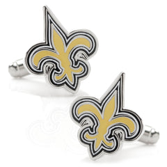 New Orleans Saints Cufflinks and Tie Bar Gift Set