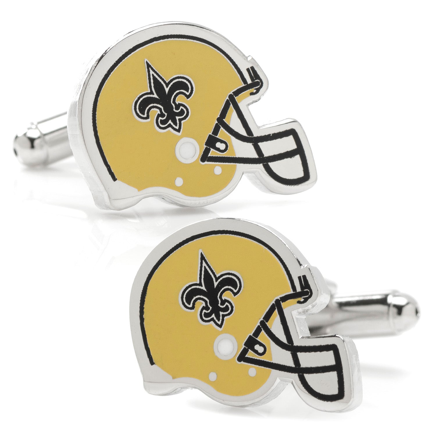  Cufflinks Retro New Orleans Saints Helmet Cufflinks - Default Title - Bonton