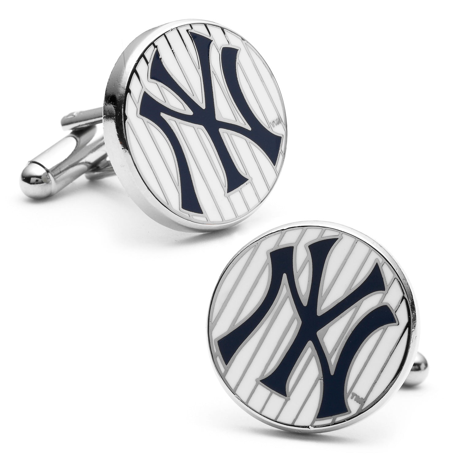  Cufflinks Yankees Pinstripe Cufflink and Tie Bar Gift Set - Default Title - Bonton