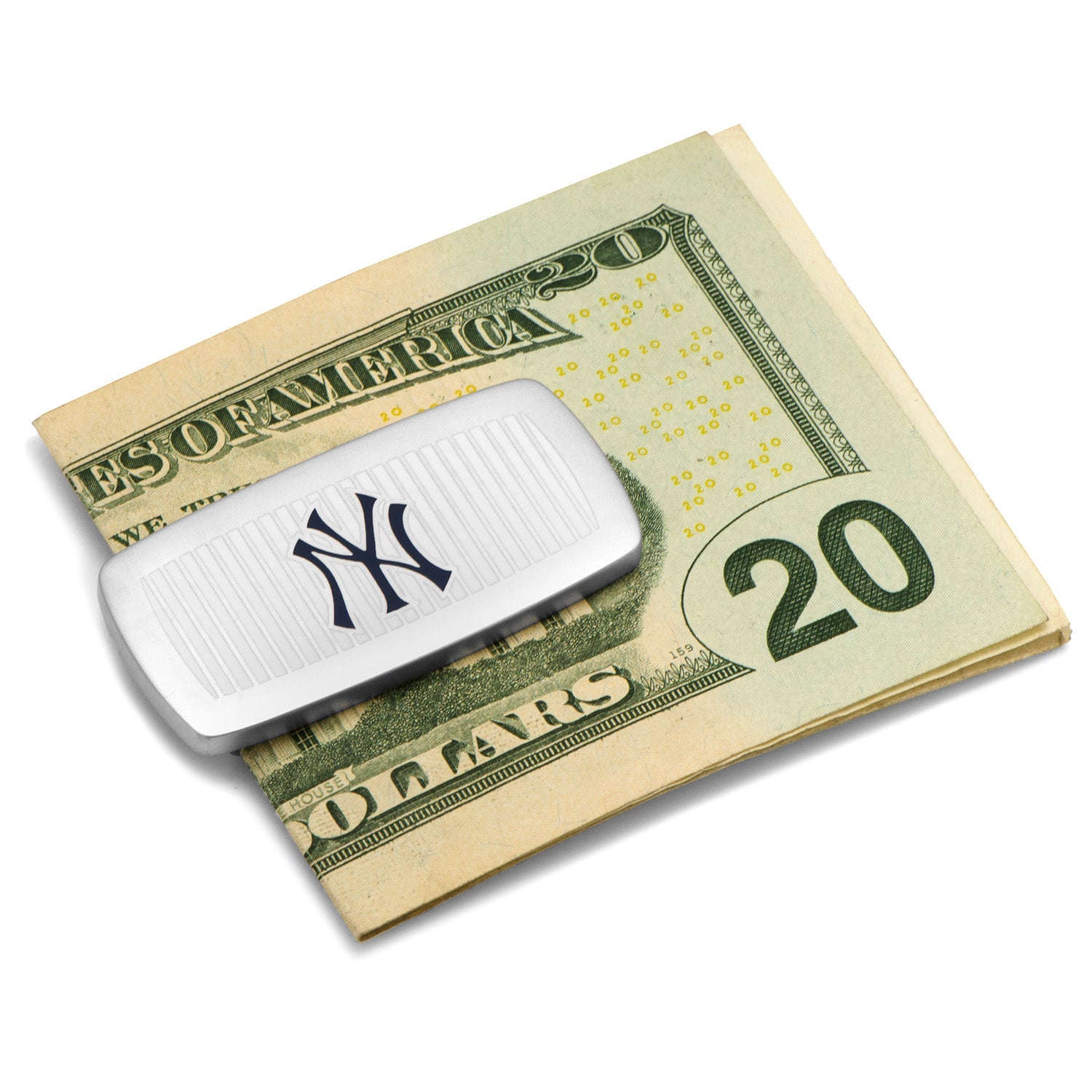  Cufflinks Yankees Pinstripe Cushion Money Clip - Default Title - Bonton