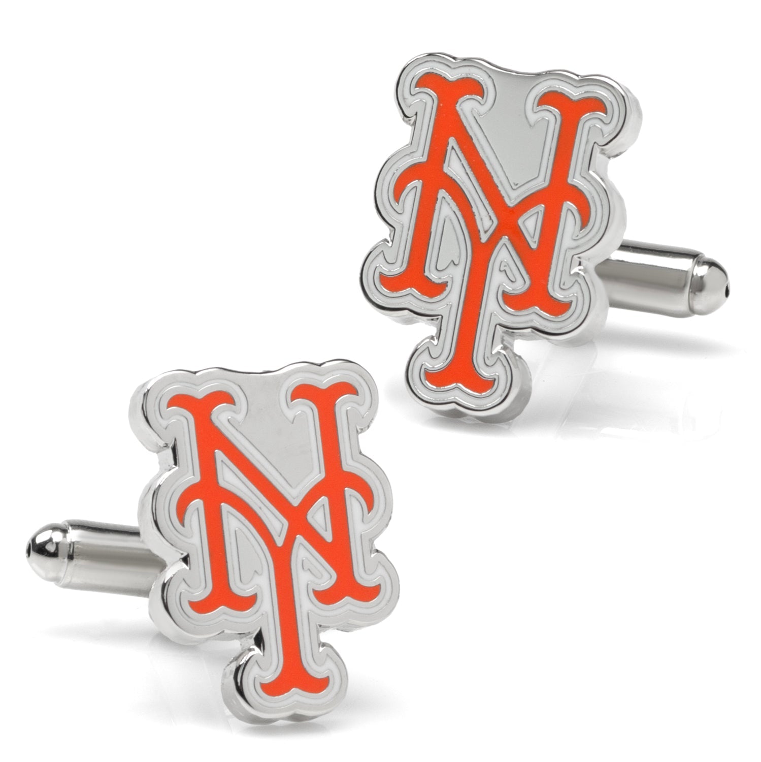  Cufflinks Silver New York Mets Cufflinks - Default Title - Bonton