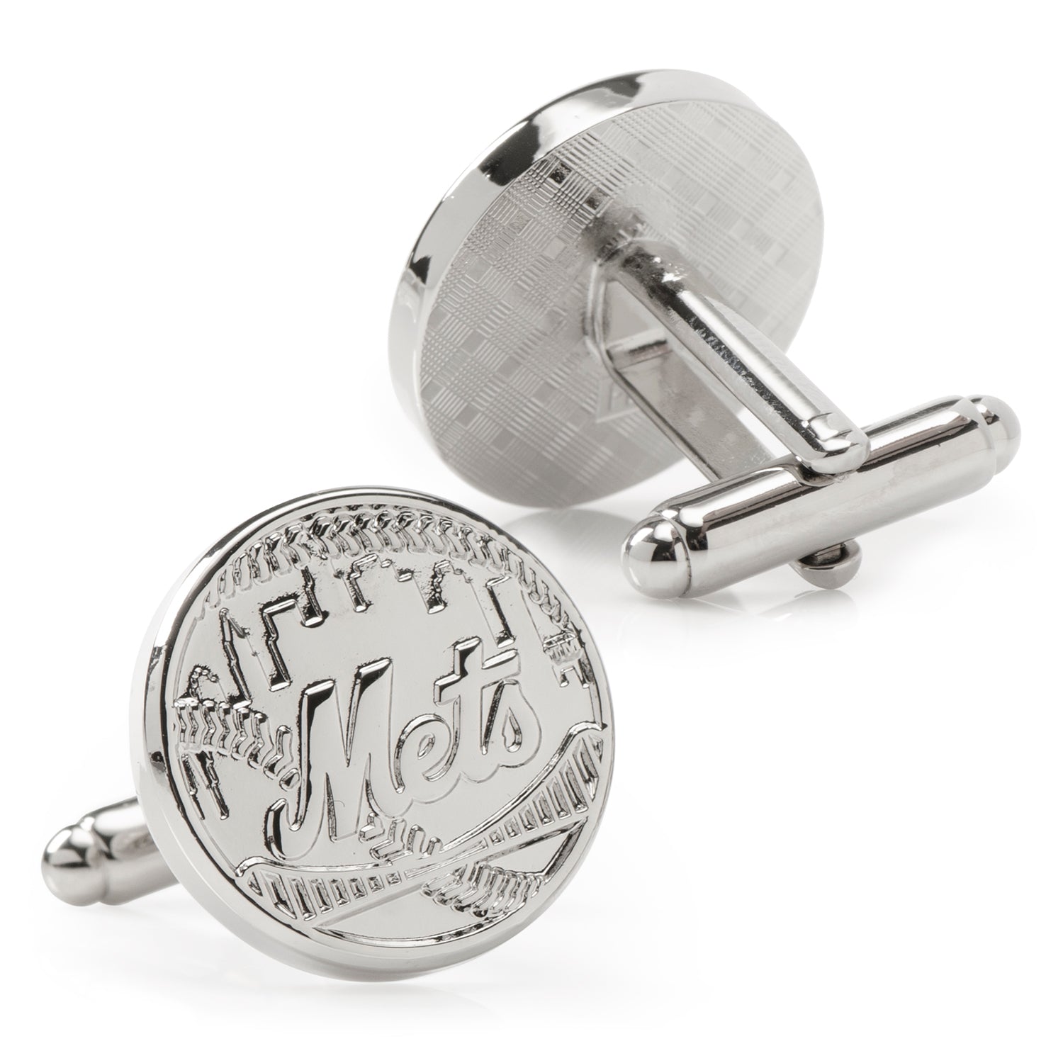  Cufflinks Silver Edition NY Mets Cufflinks - Default Title - Bonton