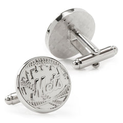 Silver Edition NY Mets Cufflinks