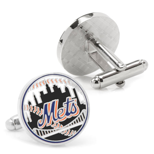 New York Mets Baseball Cufflinks