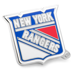 New York Rangers Cufflinks and Lapel Pin Gift Set